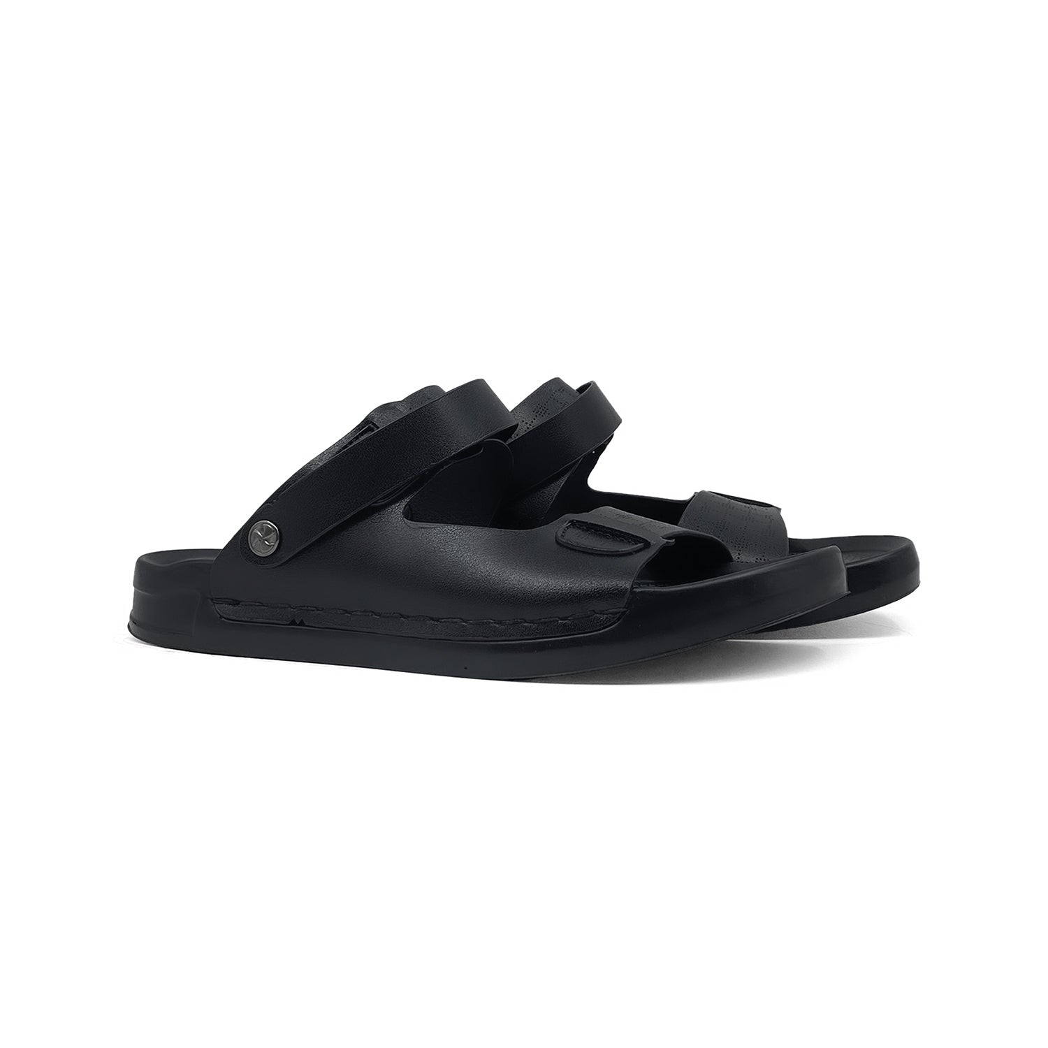 Comfi Black Slipper Sandal – DuraWalk