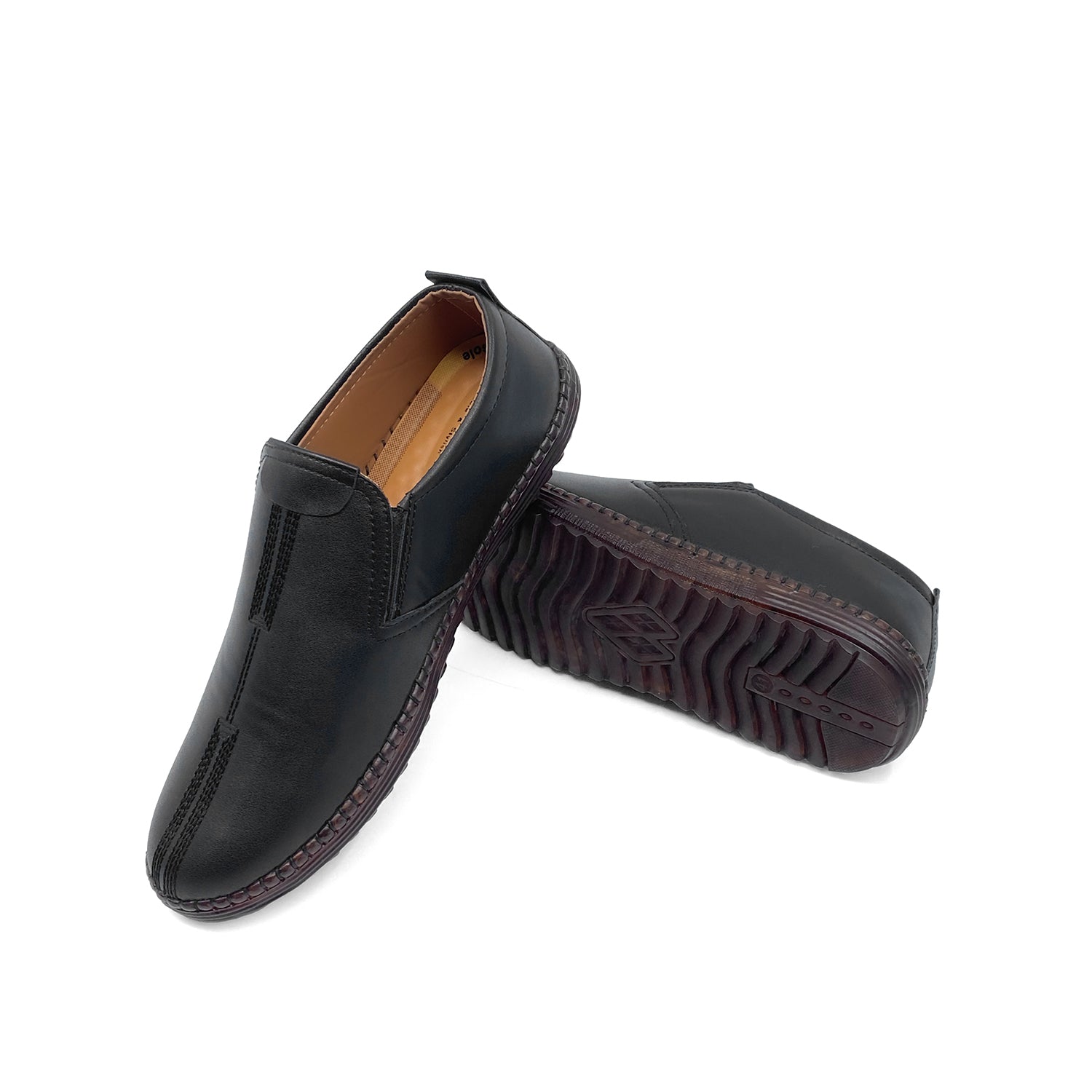 Medisole Black | Mens Black Brogues