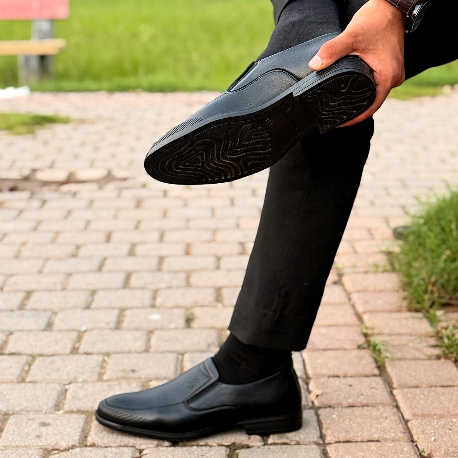 Durawalk Black Premium Loafers