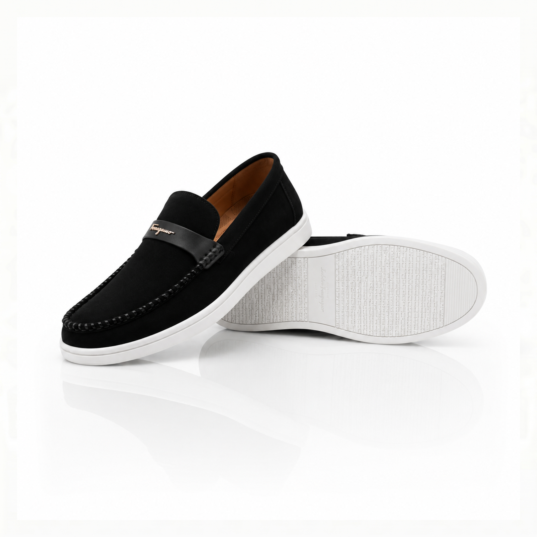 Black Suede Loafers