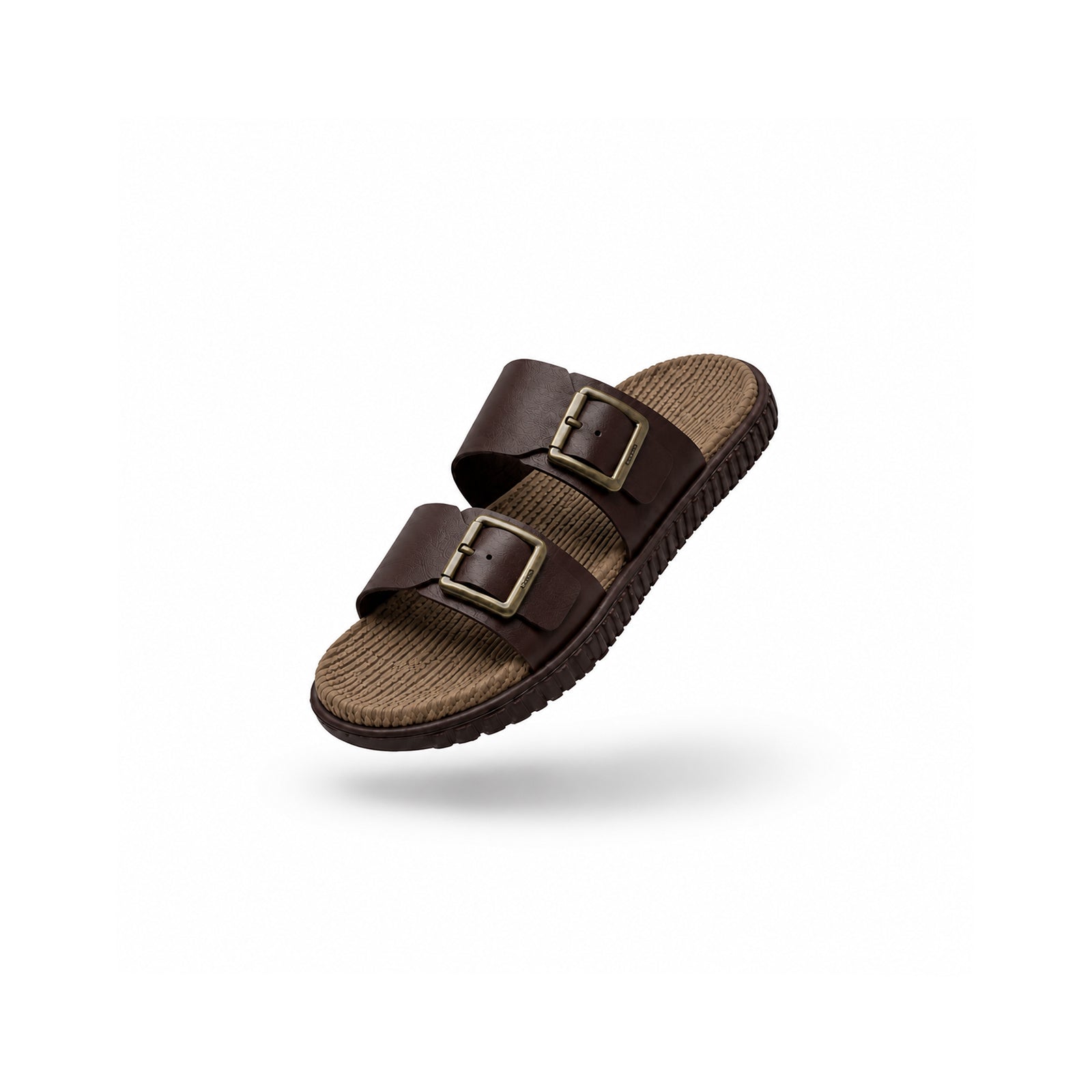 Chocolate Brown Strap Slipper