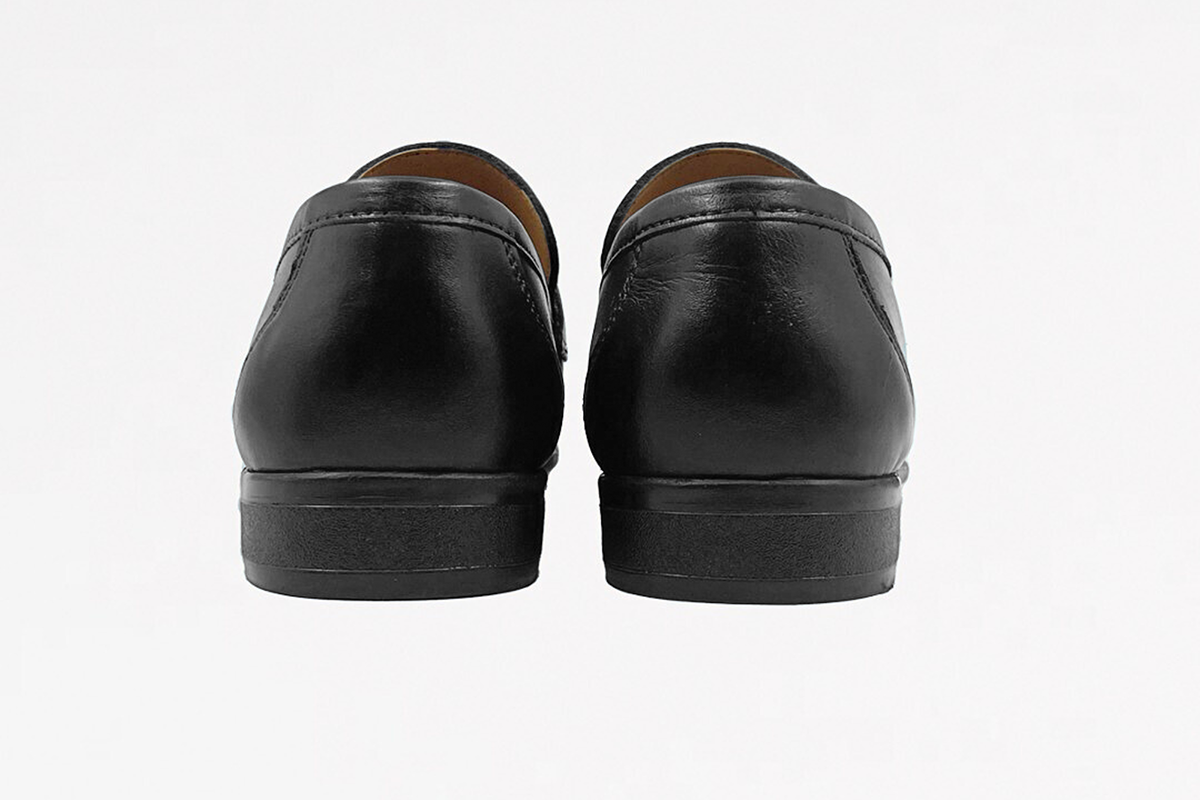 Executive Leather Hook-Up Shoes | Black Leather Shoes