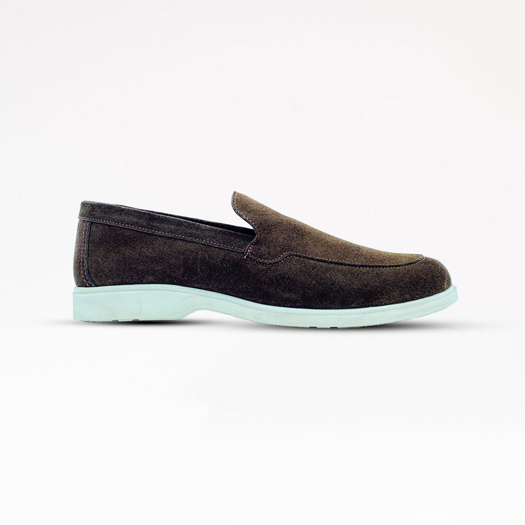 Brown Suede Loafers For Men | (Rich Chocolate Brown)