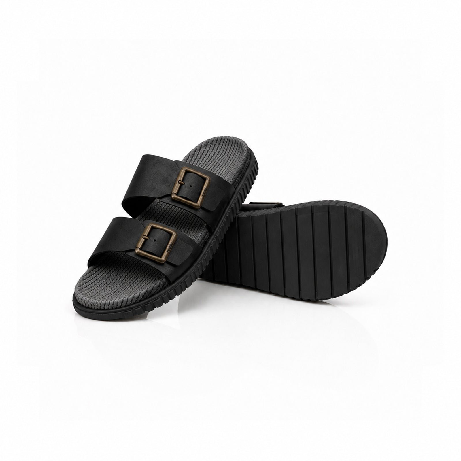 Black Strap Slipper