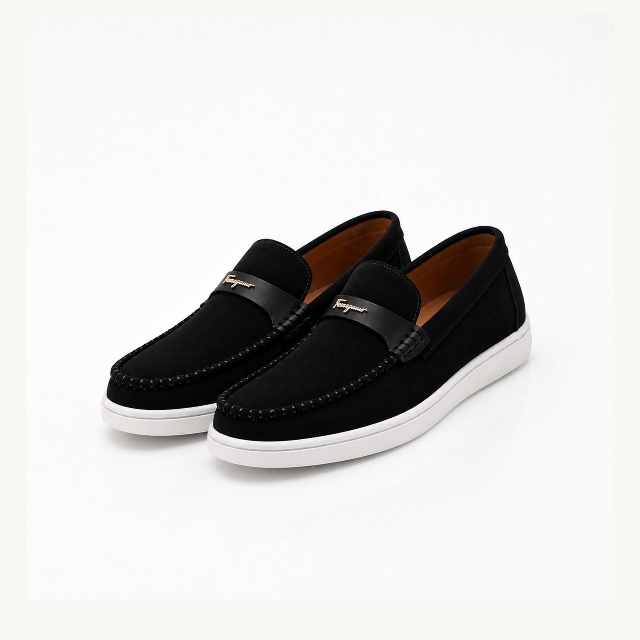 Black Suede Loafers