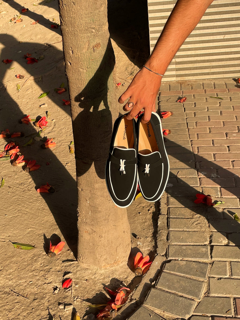 Black  Loro Piano Loafers