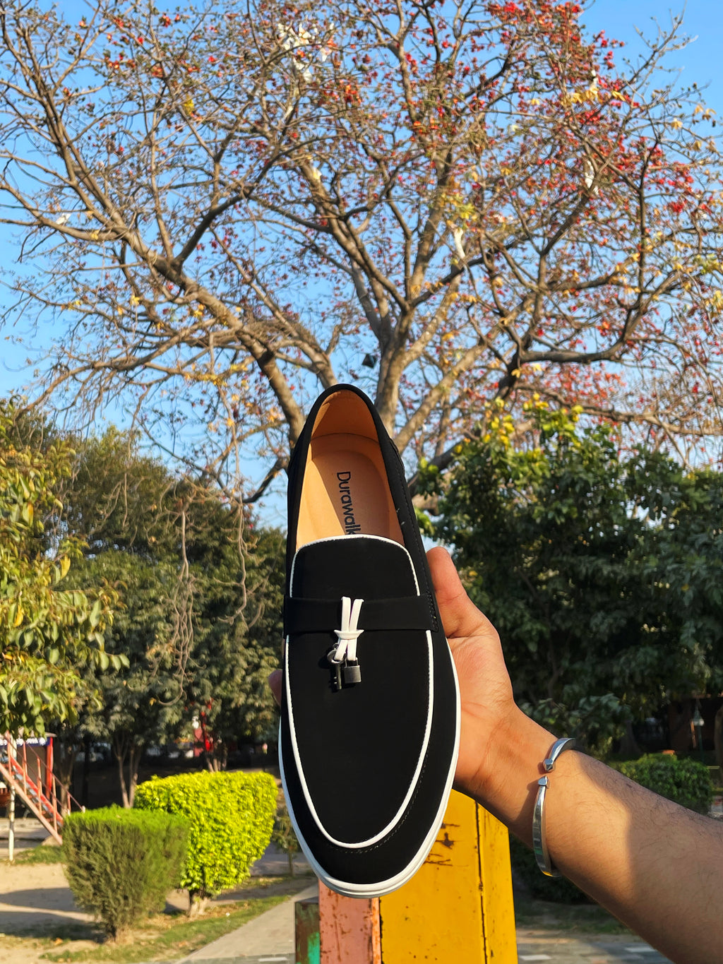 Black  Loro Piano Loafers