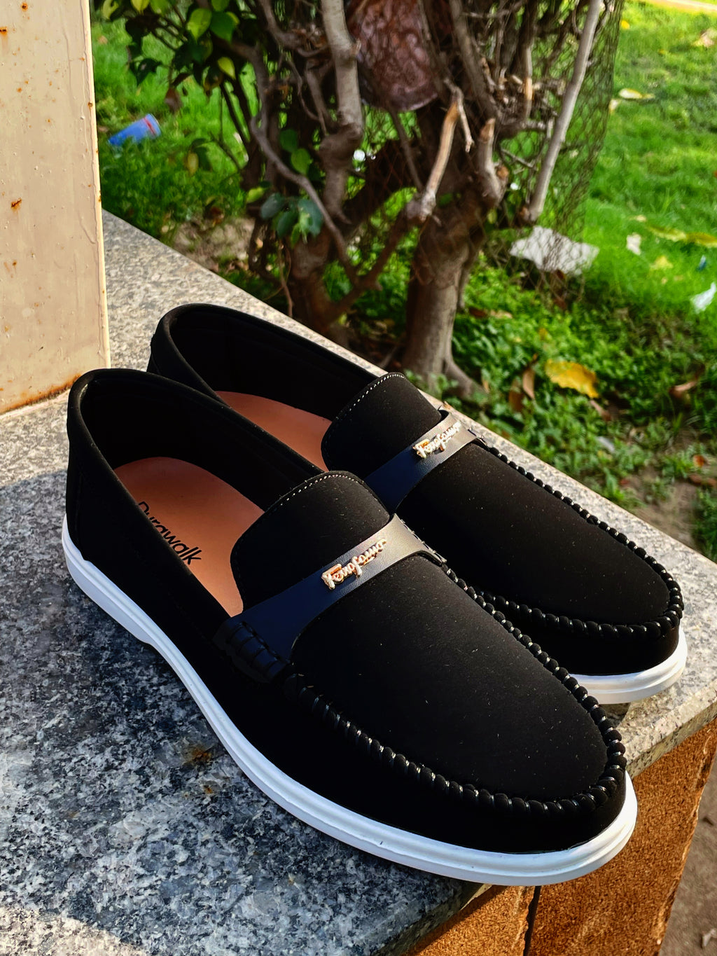 Black Suede Loafers