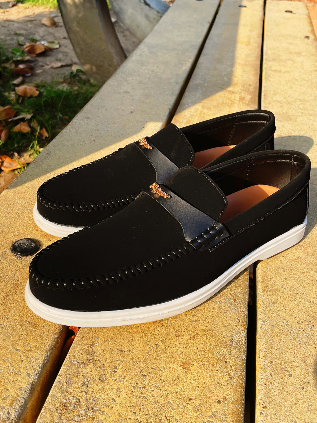 Black Suede Loafers