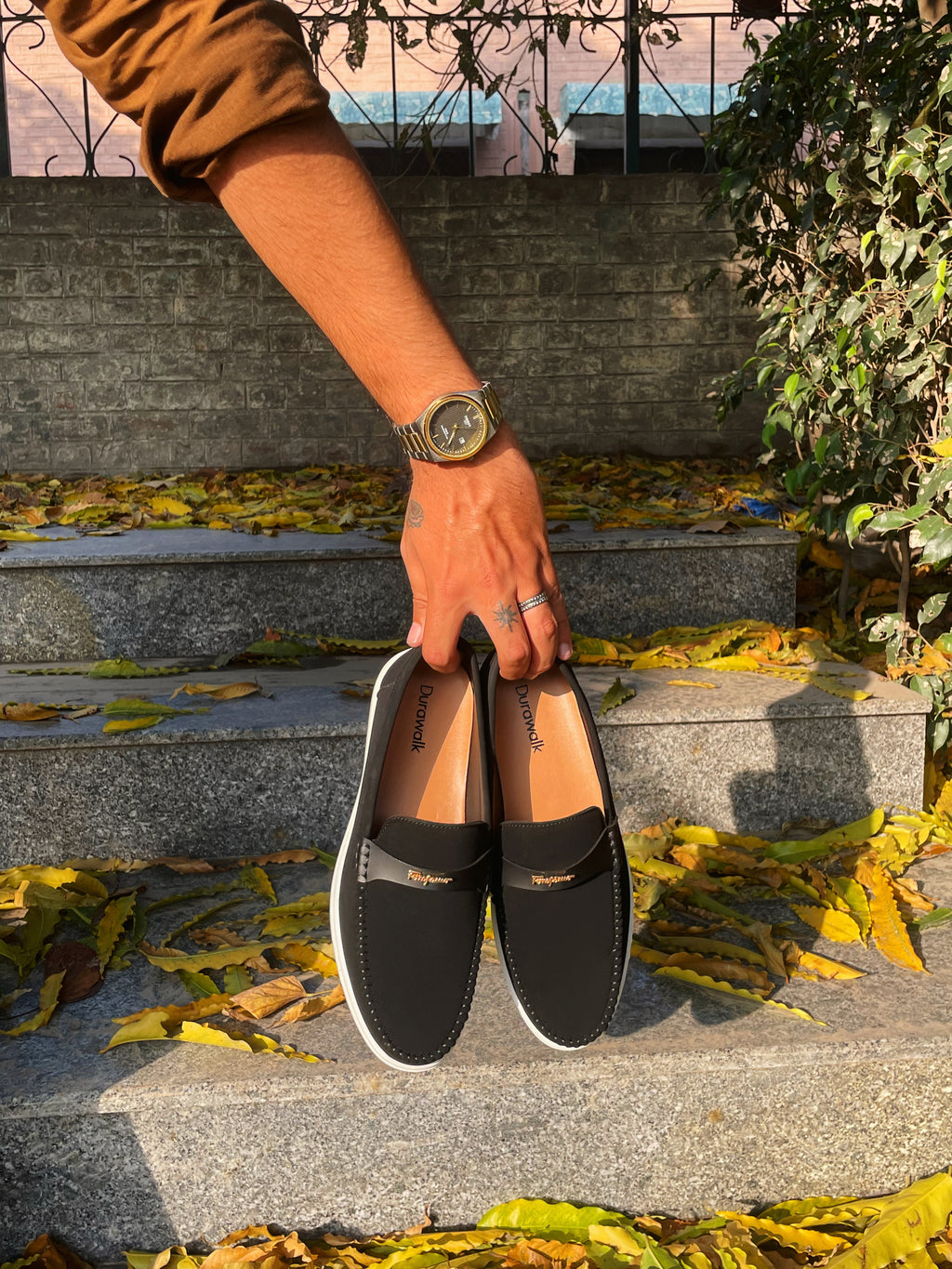 Black Suede Loafers
